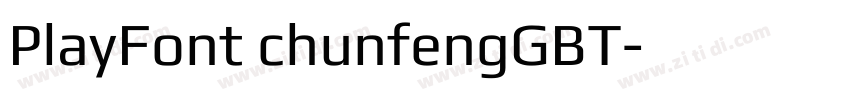 PlayFont chunfengGBT字体转换